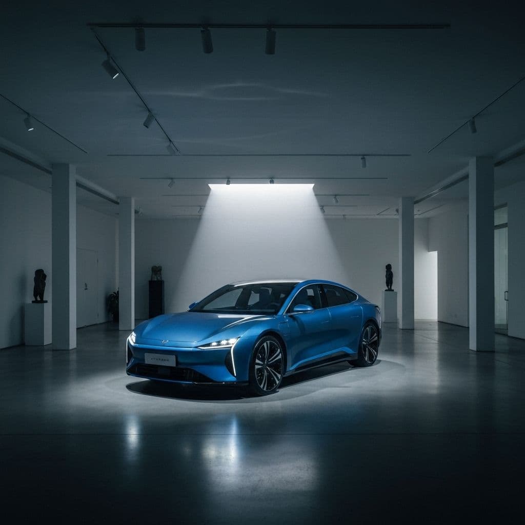 Electric vehicle showcase